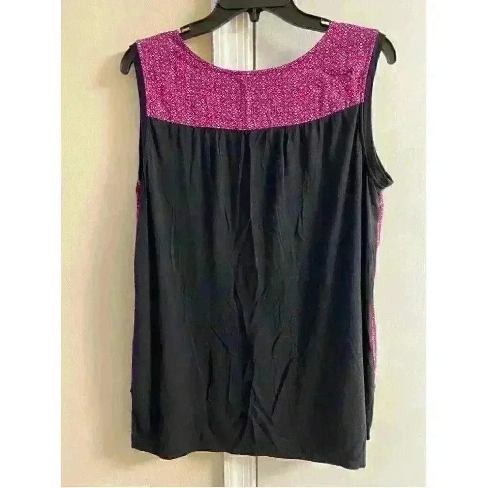 KUT FROM THE KLOTH Pink Double Breasted Sleeveless Blouse Medium